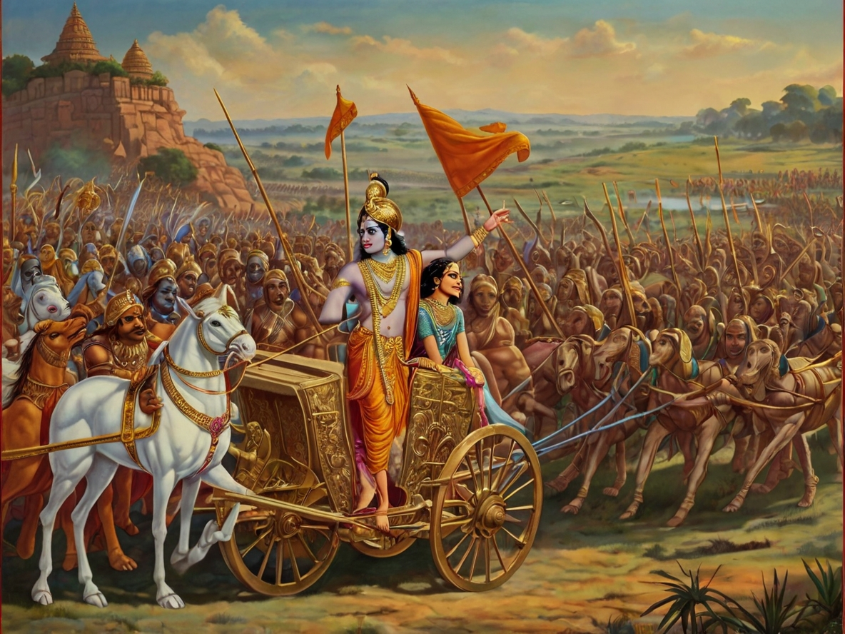 Day 1 of the Kurukshetra War - Mahabharata